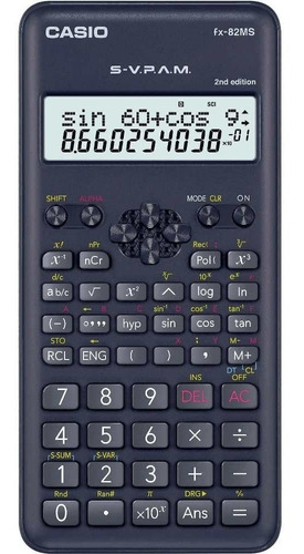 Calculadora Casio Fx-82ms 2nd Edition S-vpam 240 Funções