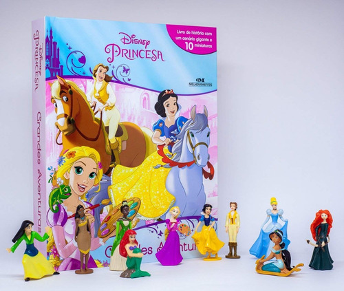 Livro Miniaturas - Princesas Grandes Aventuras