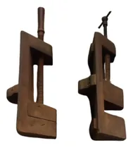 Comprar X2 Prensas De Madera Antiguas, Carpinteria, Medidas En Desc.