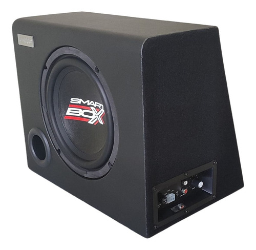 Caixa De Som Amplificada Automotiva Boog Universal Sub 8 