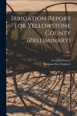 Libro Irrigation Report For Yellowstone County (prelimina...