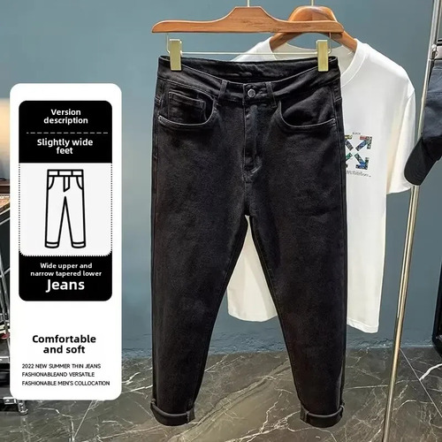 Leggins Cónicos Negros Shlzj De Corte Ajustado