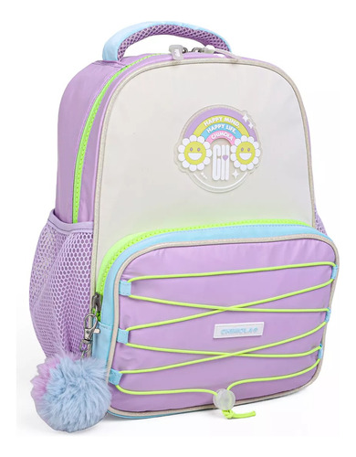  Mochila Espalda 12 Pulgadas Colorblock Girl Chimola Premium