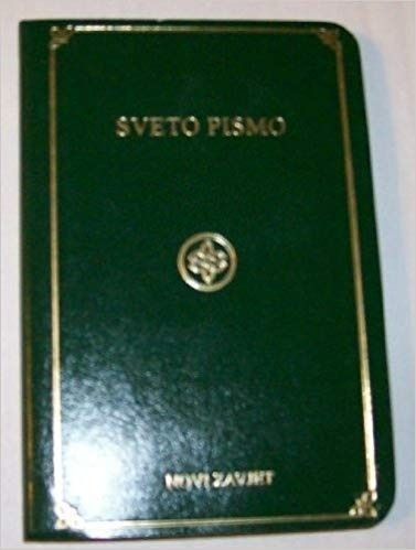 Novo Testamento Em Sérvio -sveto Pismo-novi Zavjet (Usado)