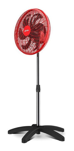 Imagem 1 de 3 de Ventilador Domina Neo Coluna 50cm Vermelho 220 W