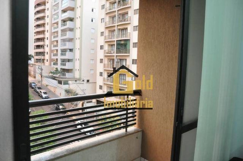 Apartamento Com 2 Dormitórios À Venda, 62 M² Por R$ 275.000 - Jardim Botânico - Ribeirão Preto/sp - Ap2186