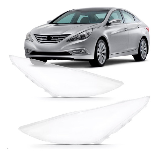 Par Lente Farol Para Hyundai Sonata 2011 Até 2014