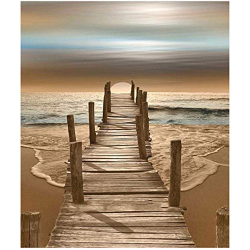 Kits De Pintura Por Números Atardecer Playa - Pintura ...