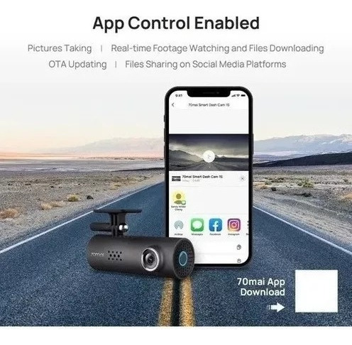 Cámara 70mai D06 Smart Dash Cam 1s Dvr 1080p Hd Sensor