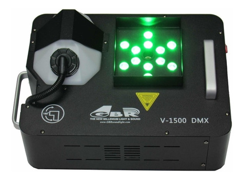 Máquina de humo GBR V-1500 DMX color negro 220V