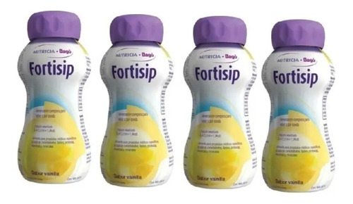 Fortisip Vainilla 200ml X 4 Botellas Nutricion Nutricia Bago