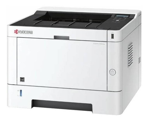 Imagen 2 de 4 de Impresora simple función Kyocera Ecosys P2040dw con wifi blanca y negra 120V