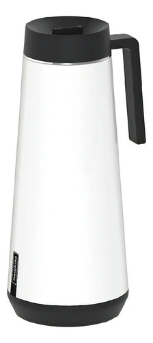 Botella térmica Tramontina de acero inoxidable para té Exact White de 1 litro