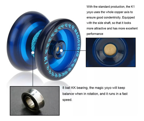 W Rolamento Yoyo Spin Yoyo K1 Com Magic Kk Yoyo 8