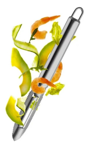 Imagem 6 de 6 de Faca Inox Para Limpar Peixe Multifuncional