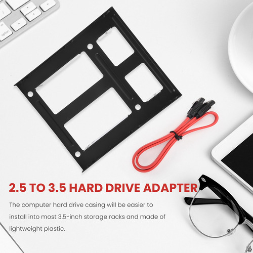 Soporte De Montaje Para Disco Duro Interno Dual Ssd De 3,5 A