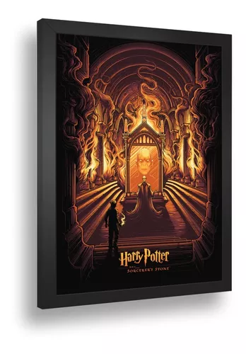 Quadro Decorativo Emoldurado Filme Harry Potter e a Pedra