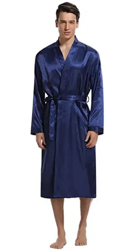 Batas de satin para hombre deals