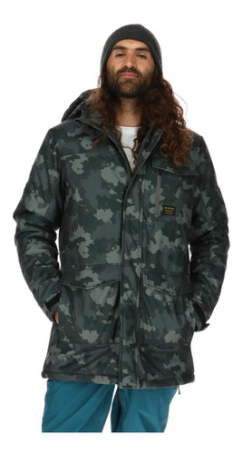 Chaqueta Hombre Petter Camo Black Burton