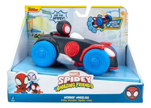 Pull Back & Go! Vehiculo Spidey Amazing Friends Webbed Wheel