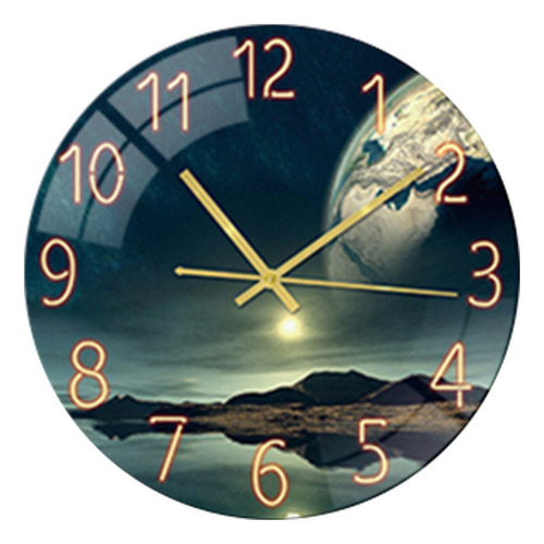 Reloj De Pared Digital Para Sala De Estar, Reloj Acrílico Mu