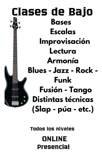 Clases De Guitarra Y Bajo