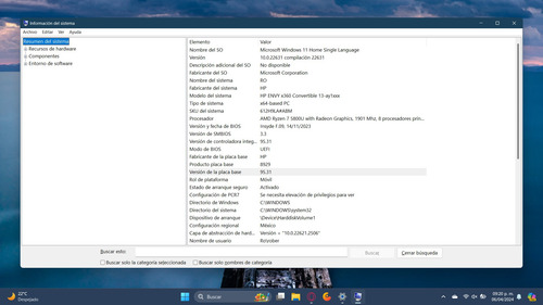 Laptop Hp Envy X360 13-ay1005la Amd Ryzen 7 5800u 8gb 512gb (Usado)