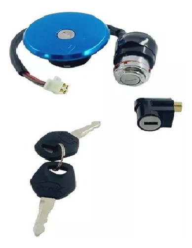 Chapa Contacto/tapa Tanque Gn125 Para Moto 