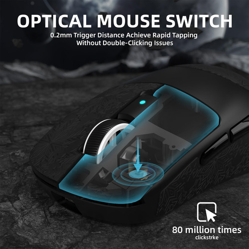 Ratón Para Juegos Attack Shark R6pro 39g Superlight Wireless