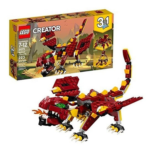 Lego Creator 3en1 Criaturas Miticas 31073 Kit De Construccio