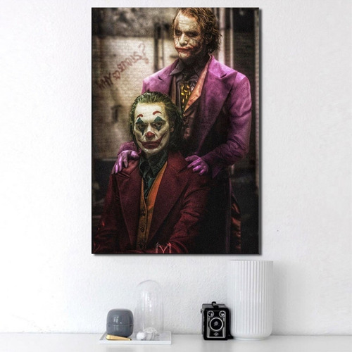 Cuadro Decorativo Joker Heath Ledger Joaquin Phoenix 35x55cm