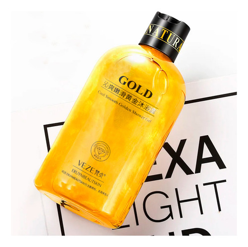 Gel De Ducha Corporal Dorado Veze Hidrata Y Suaviza 550ml