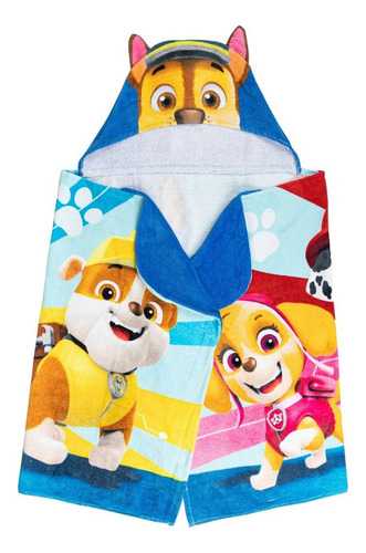 Paw Patrol Chase Chase Con Toallon De 61cm X 127cm Color Azul