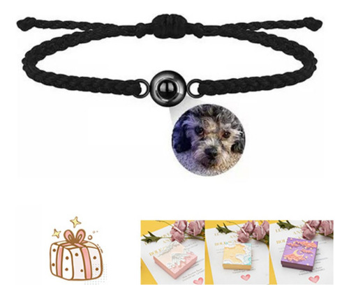 Pulsera De Proyección Foto Personalizada Con Caja De Regalo