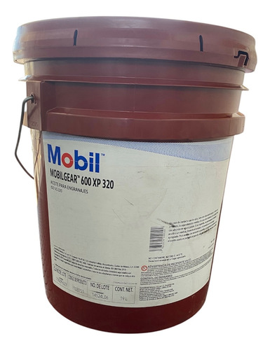 Mobil Mobilgear 600 Xp 320 Aceite Para Engranajes Iso Vg 320