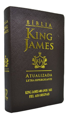 Bíblia King James Atualizada Letra Hipergigante Marrom