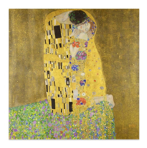 Cuadro Canvas El Beso Gustav Klimt 70x70 M Y C