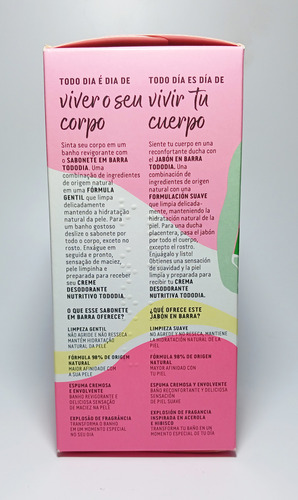 Tododia Natura Kit Crema Corporal + Desodorante + Jabones X5