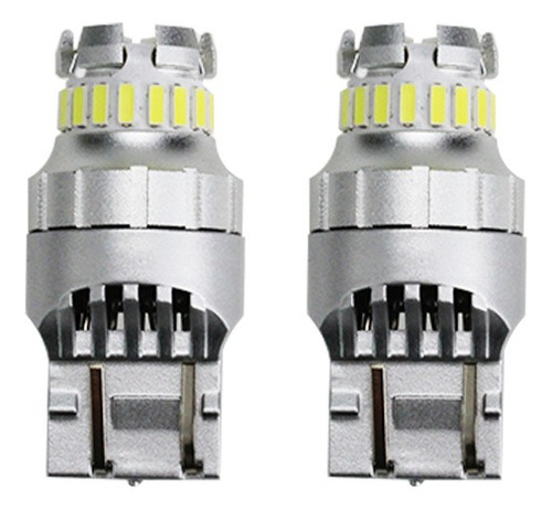 Par Ampolletas T20 7443 W21/5w Contacto Doble Inverso Led