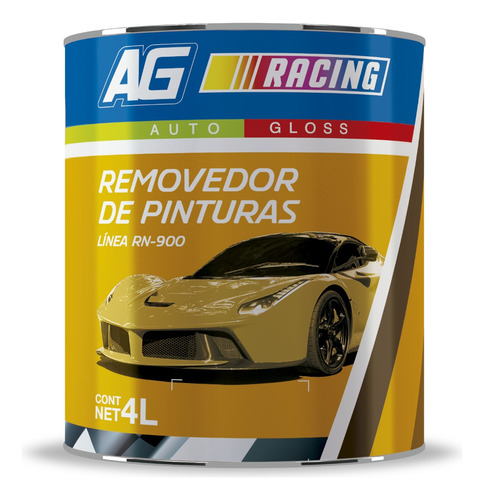 Removedor De Pintura Automotriz Y Esmalte Acuario 4 L Galon