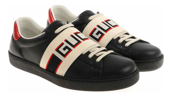 Regularmente Puede soportar aventuras Gucci Ace Sneakers Strap Tennis Zapatos Originales 41 7g | Envío gratis