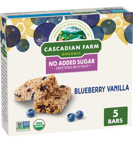 Cascadian Farm Barras De Granola Masticables Organicas De Ar