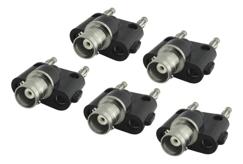 . 4 Paquete De 2-7 Adaptadores Bnc Conector Hembra 4 Piezas