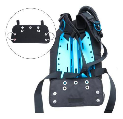 Placa De Tope De Buceo Scuba Tech Con Asa Para Bcd De