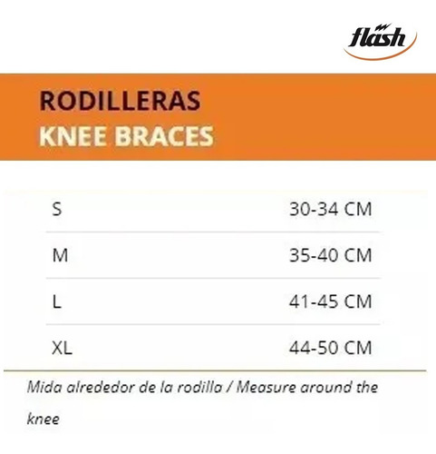 Imagen 2 de 6 de Rodillera Neoprene Flash Estabilizadores Apertura Rotuliana