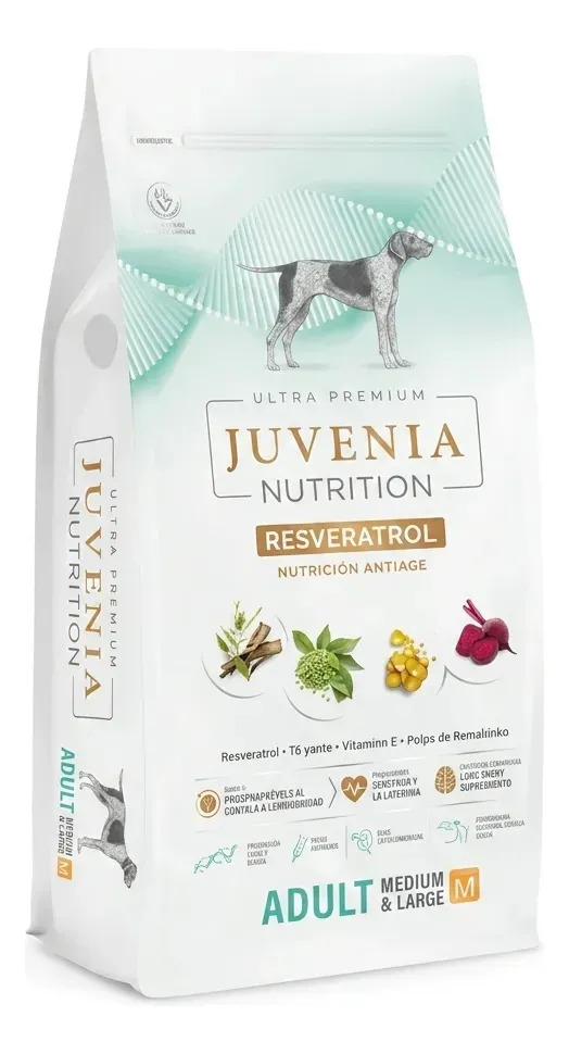 Alimento Juvenia para perro adulto mediano grande 3kg