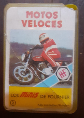 Mini Cartas  ** Motos Veloces ** , Falta 1, Año 1978