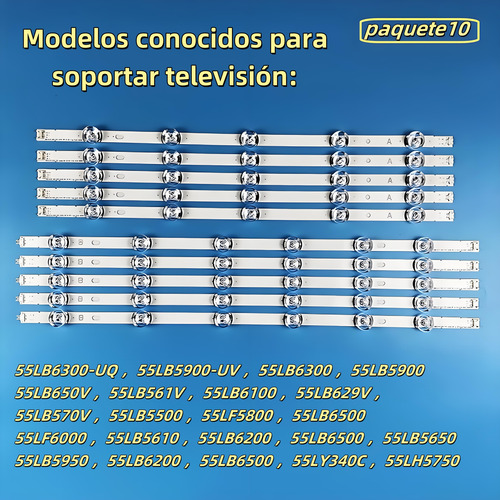 Tiras Led Para LG Lb/lf 55lb6500/55lb5800/55lb5610/55lf5950