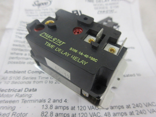 Camstat Cam-stat S106-1a-40-100c Supco S106 Time Delay R Aac