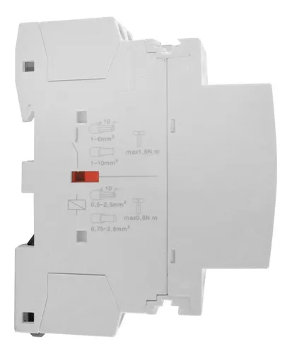 Contactor Modular Baw 25a Bobina 24v 2 Polos 1 Modulo Din